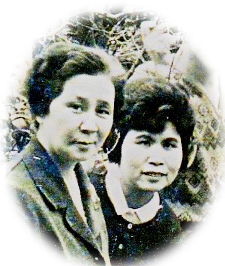 新妻牧師と椿公子姉思い出